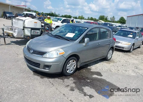 2012 Nissan Versa 1.8 S из США, поврежденный, VIN 3N1BC1CP3CK267776